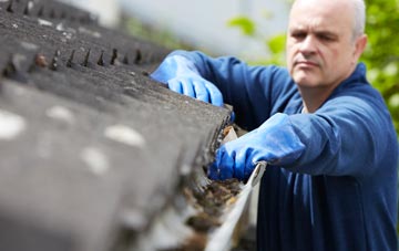 cleaning and inspecting Croesor roofs